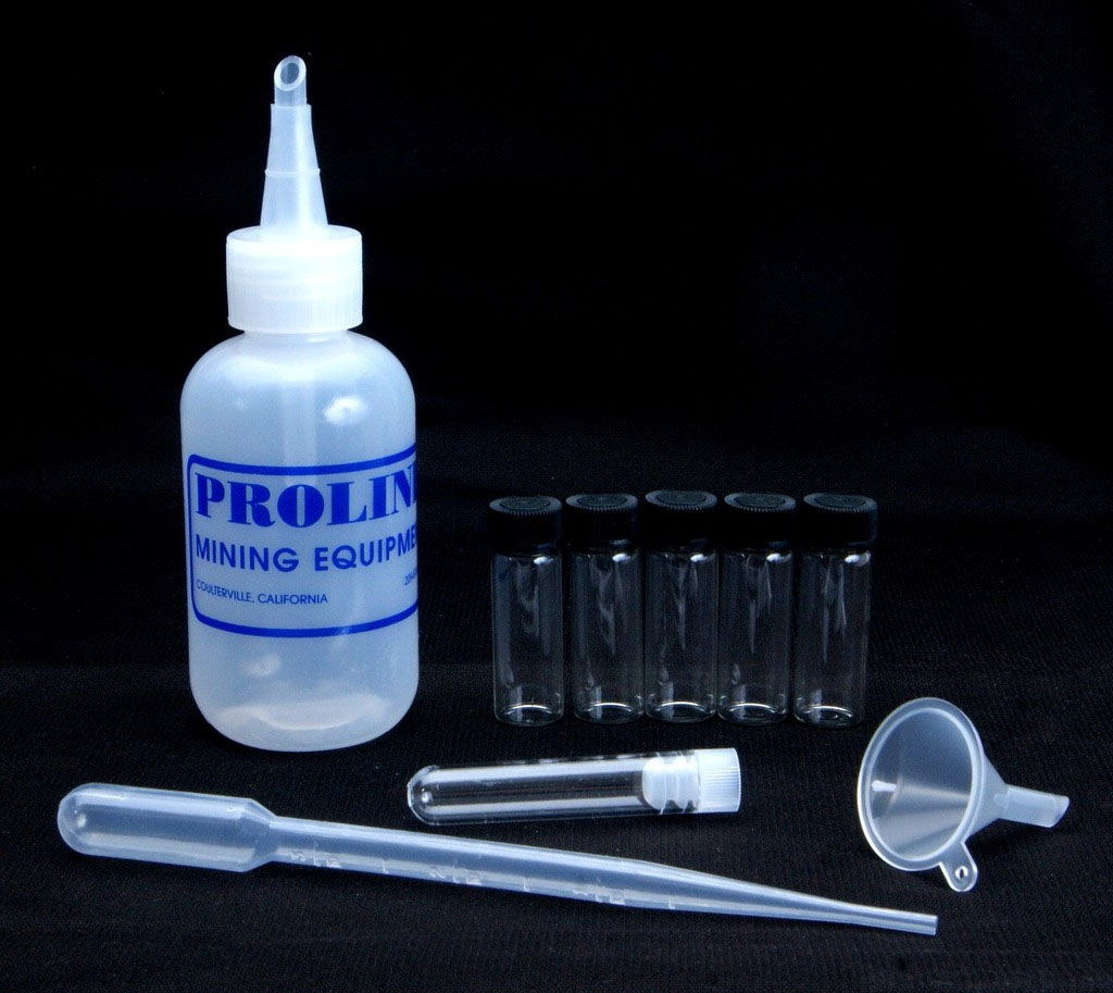 PROLINE Goldsucher Set Saugflasche 9-teilig