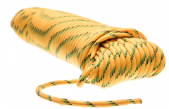 100' = 30,5 m Paracord Fallschirmseil - 4 mm - Tragkraft 200 kg - Farbe  yellow