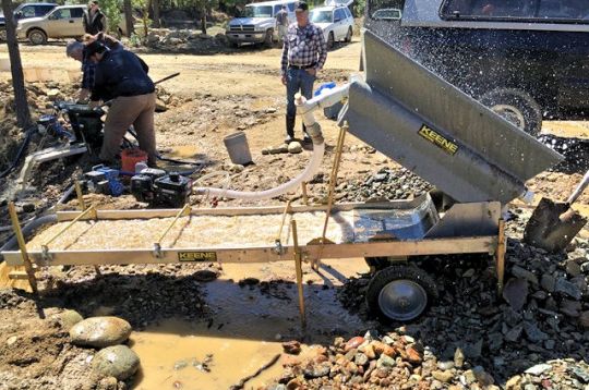  Keene High Production Power Sluice with Honda Engine