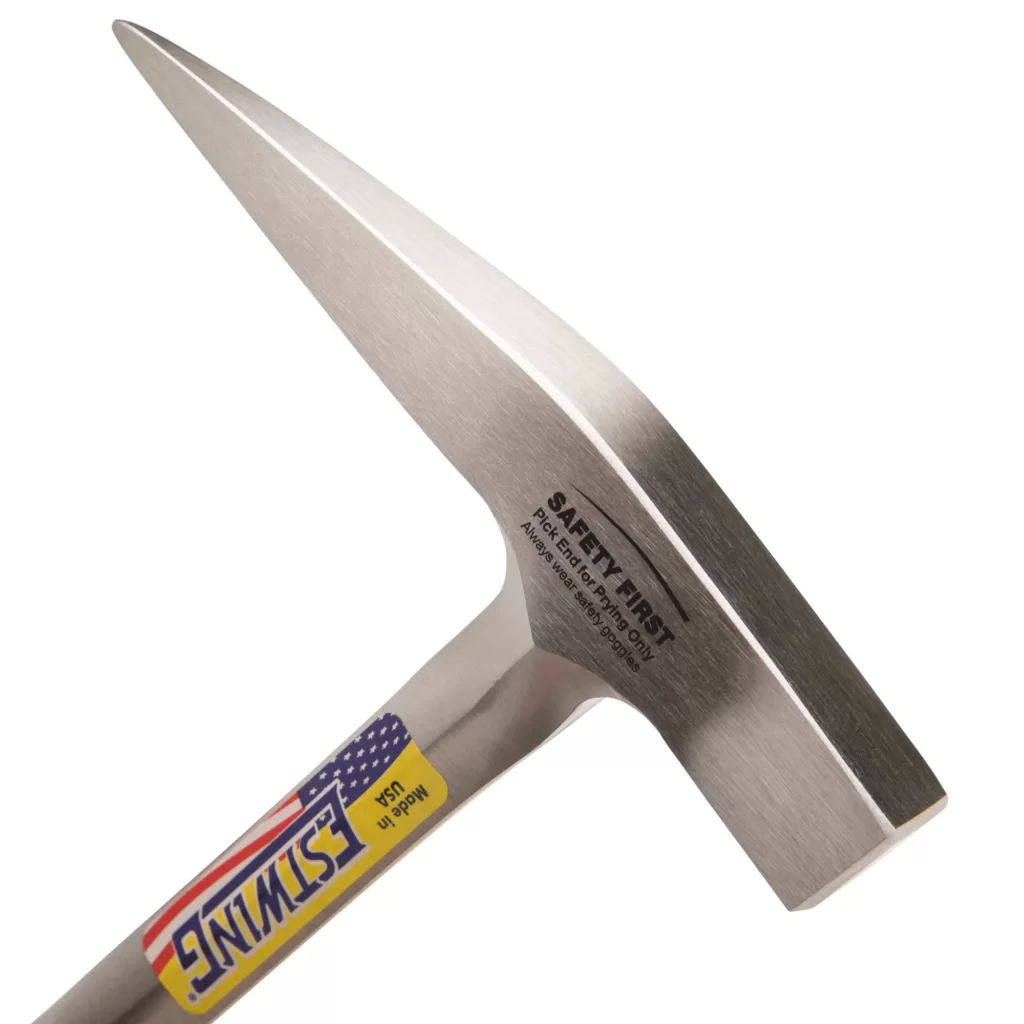Estwing leichter Geologenhammer / Pickhammer mit Ledergriff E13P