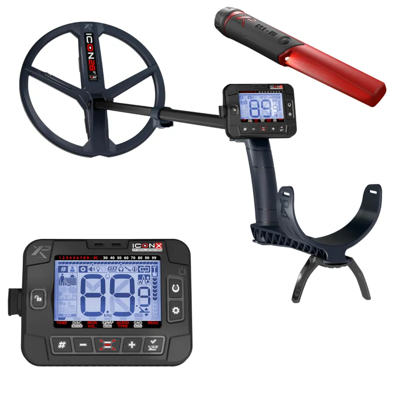 XP IconX Metalldetektor, 28cm Suchspule, kabellos, FMF Multifrequenz + Mi6 (ICONX-28FMFRCMi6)