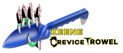  KEENE Crevice Trowel - extrem Robuste Handschaufel aus Kunststoff, mit Kratzhaken