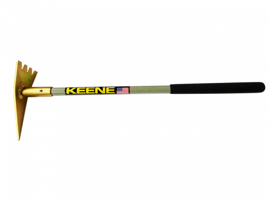 36 Inch Flat Edge Rake Serrated Detector Pick